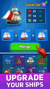 Pirates & Puzzles: Ship Battles + Mod