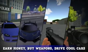 Justice Rivals 3 Cops&Robbers + Mod