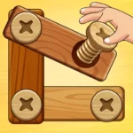 Wood Nuts & Bolts Puzzle + Mod