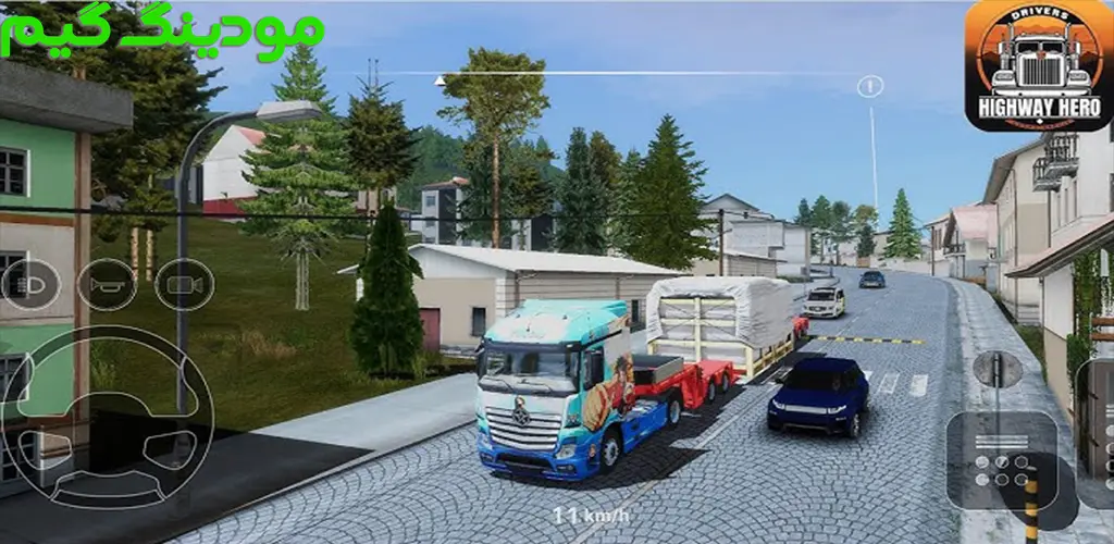 دانلود بازی Drivers: Highway Hero + Mod رانندگان: قهرمان بزرگراه هک شده برای اندروید