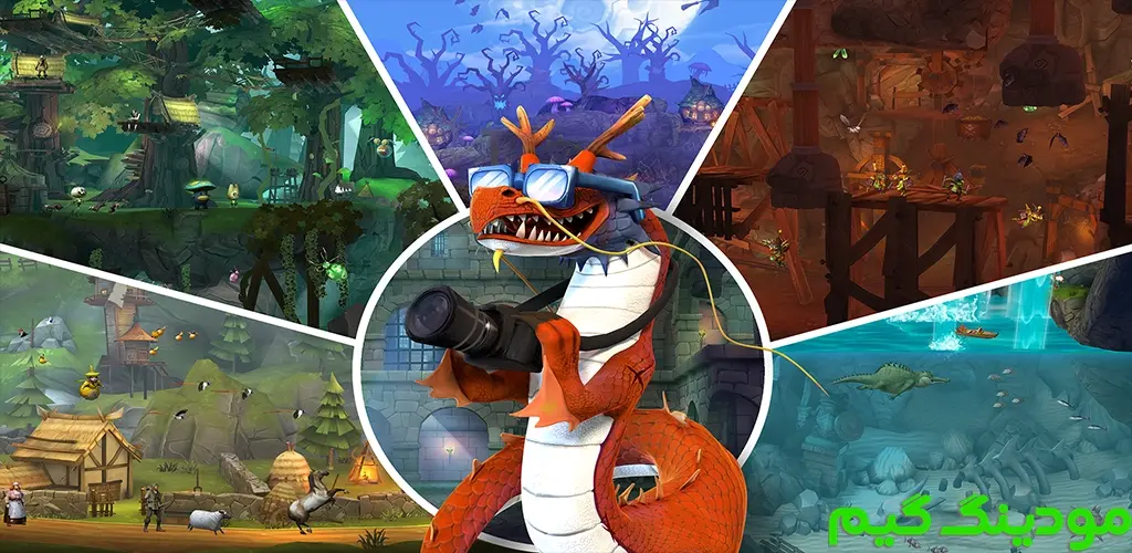 دانلود بازی Hungry Dragon + Mod اژدهای گرسنه هک شده برای اندروید