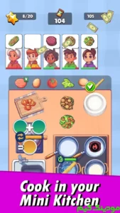 Mini Kitchen Chef: Cooking Sim + Mod