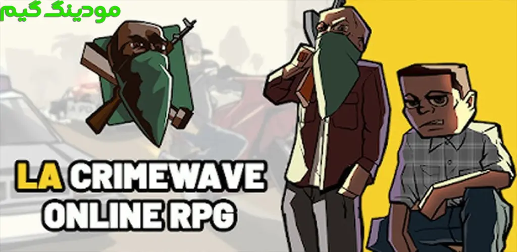 دانلود بازی L.A Crimewave: Online RPG + Mod لس آنجلس کریمه ویو هک شده برای اندروید