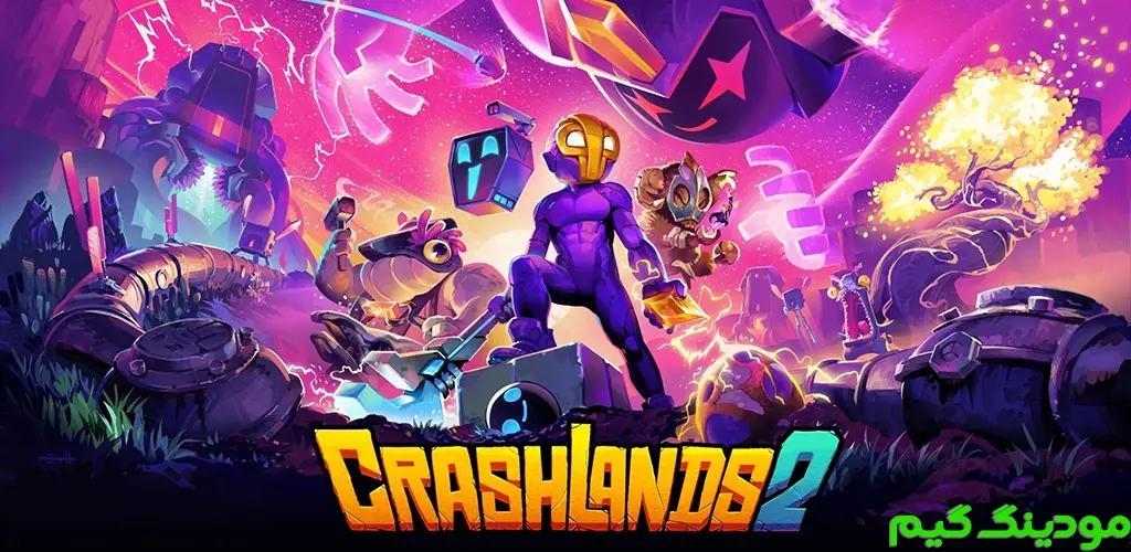 دانلود بازی Crashlands 2 + Mod کرشلند 2 هک شده برای اندروید