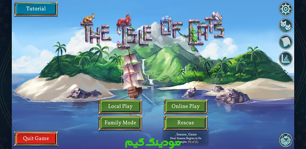 دانلود بازی The Isle of Cats + Mod جزیره گربه ها هک شده برای اندروید