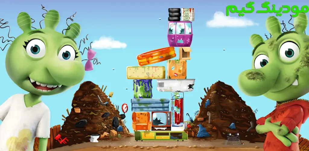 دانلود بازی The Ogglies – Tower Stacking + Mod اوگلی ها هک شده برای اندروید