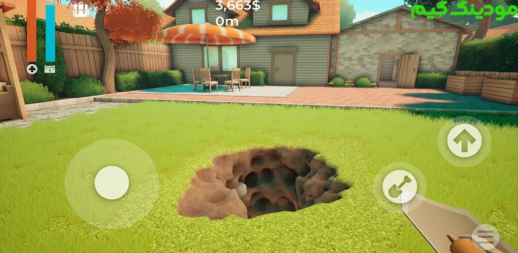 دانلود بازی A Game About Digging A Hole™ + Mod بازی در مورد کندن گودال هک شده برای اندروید