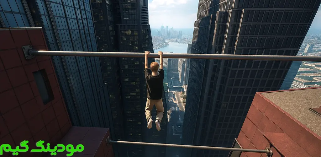 دانلود بازی Only Going Up Parkour Rooftop + Mod فقط بالا رفتن از پشت بام پارکور هک شده برای اندروید