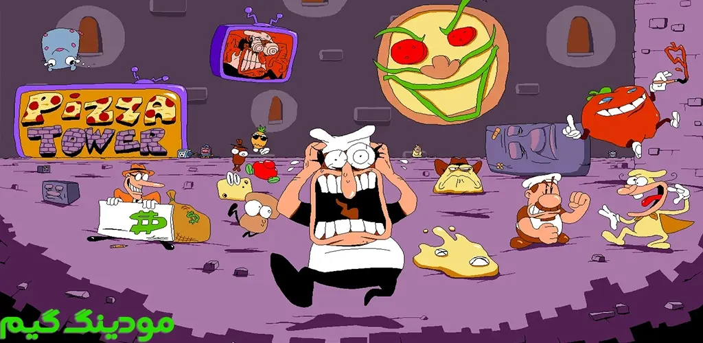 Pizza Tower - بازی پیتزا تاور برای اندروید