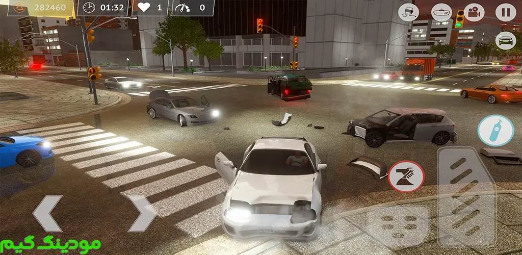 دانلود بازی Driving Zone + Mod منطقه رانندگی هک شده برای اندروید