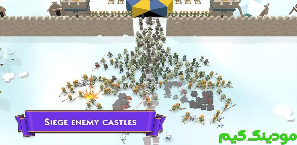 دانلود بازی Medieval Defense & Conquest 2 + Mod دفاع و فتح قرون وسطی 2 هک شده برای اندروید