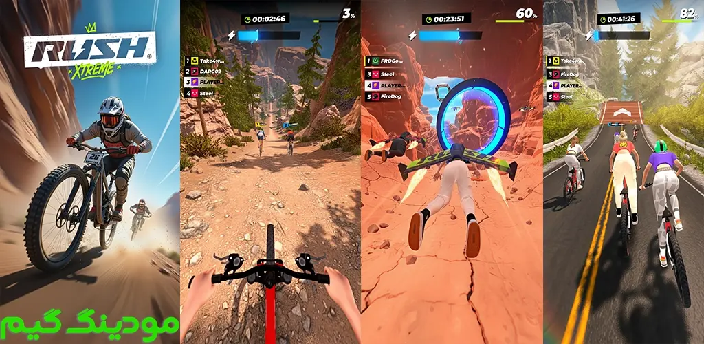 دانلود بازی RUSH: Xtreme + Mod راش: اکستریم هک شده برای اندروید