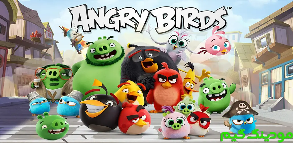 دانلود بازی Angry Birds Rush + Mod پرندگان خشمگین راش هک شده برای اندروید